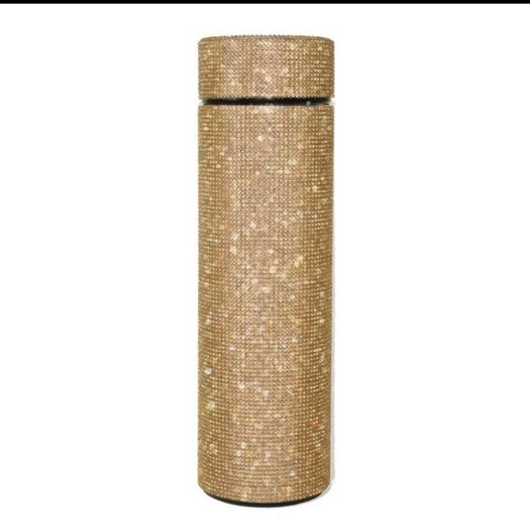 Rhinestone Stainless Steel Vacuum Insulated Water Bottle Thermos LED Temperature - Picture 3 of 15
